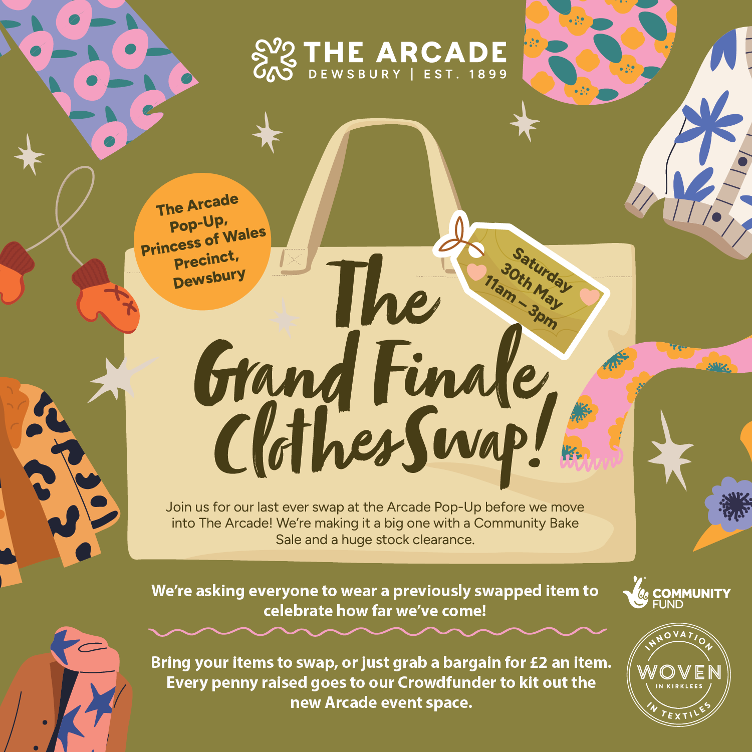 The Grand Finale Clothes Swap - The Arcade, Dewsbury